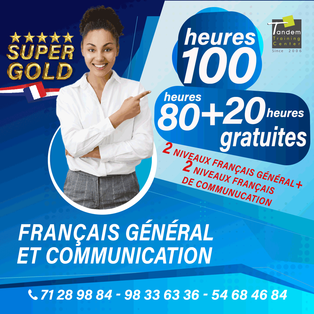 affiche TANDEM Français général extensif