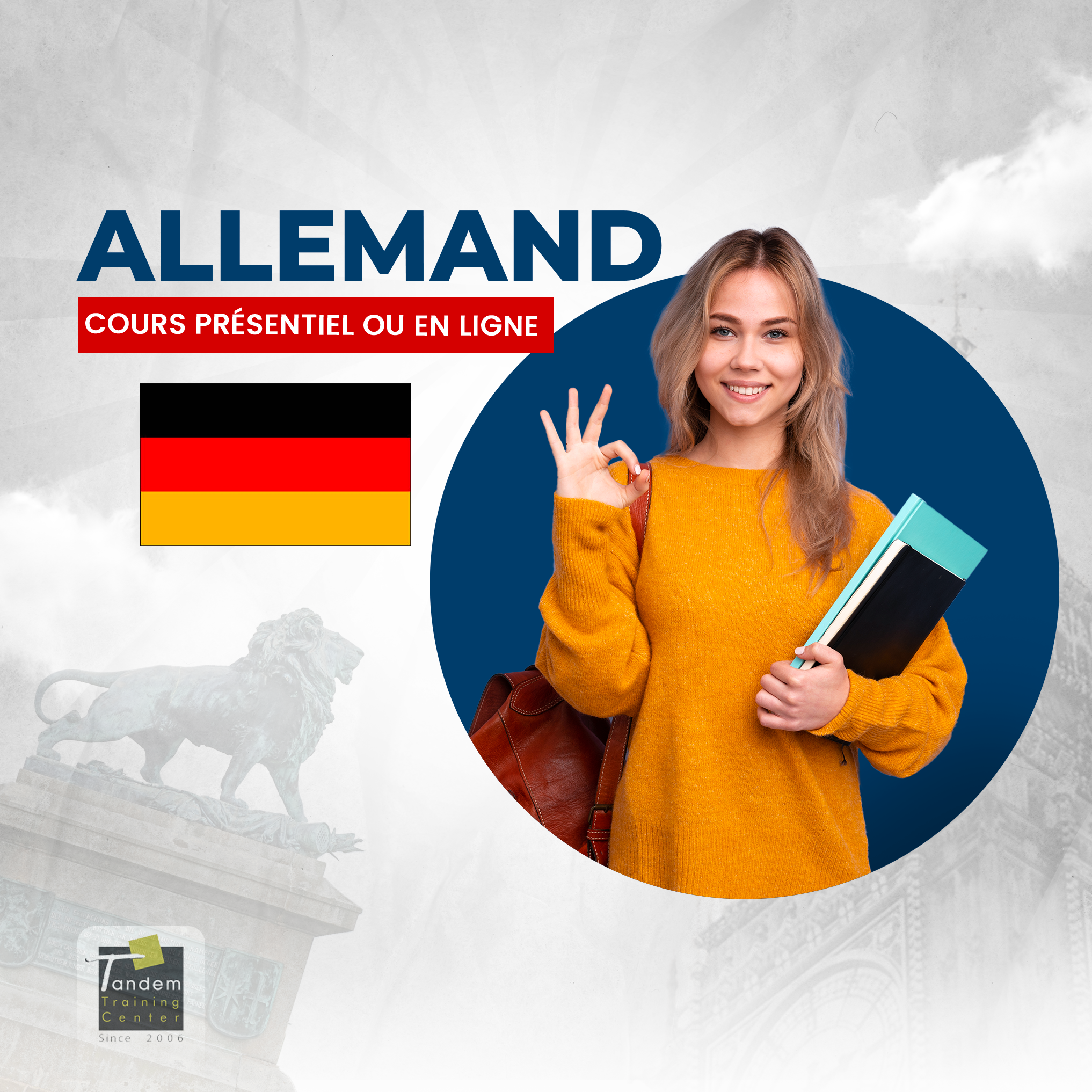 affiche TANDEM Allemand Général Niveau B