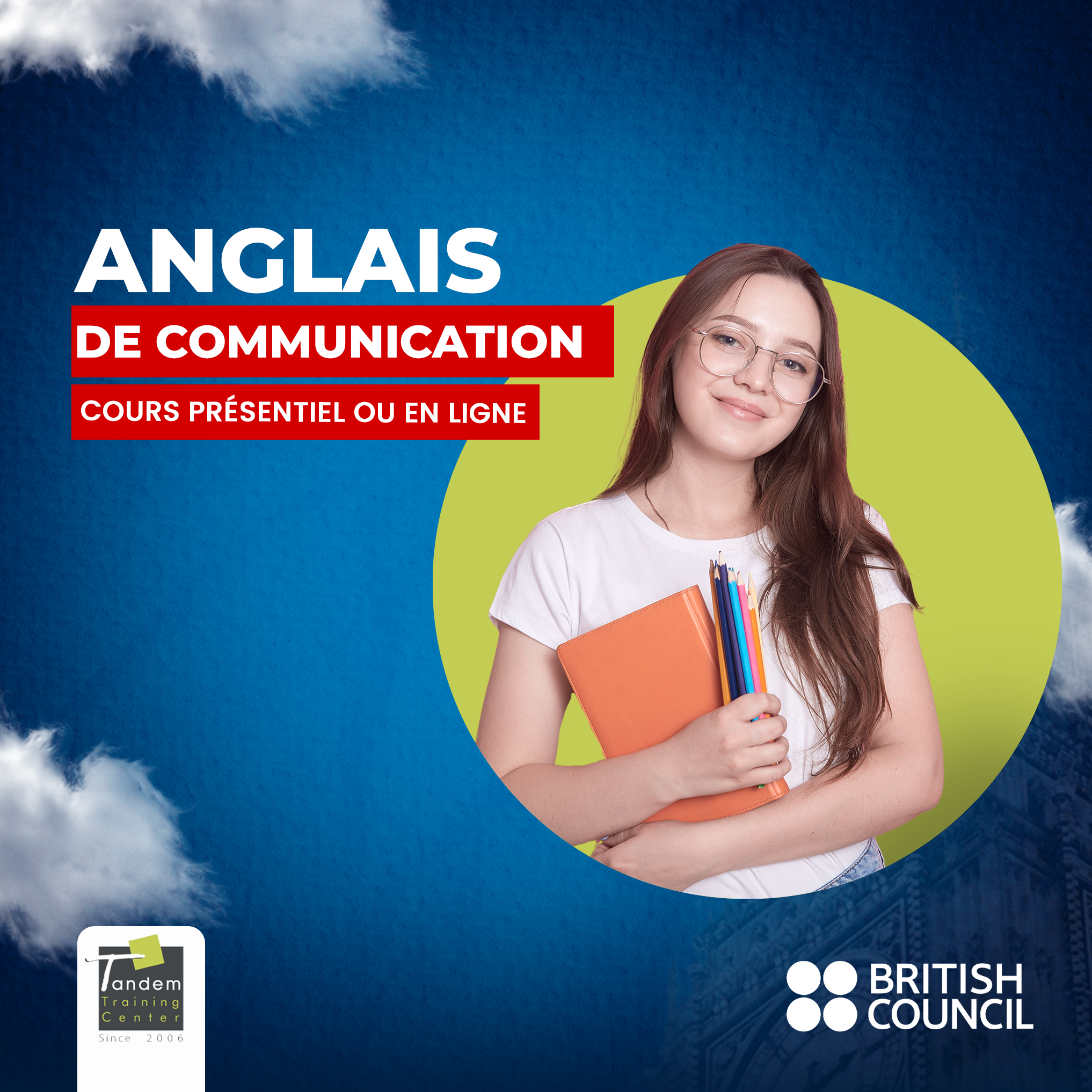 affiche TANDEM Anglais de communication