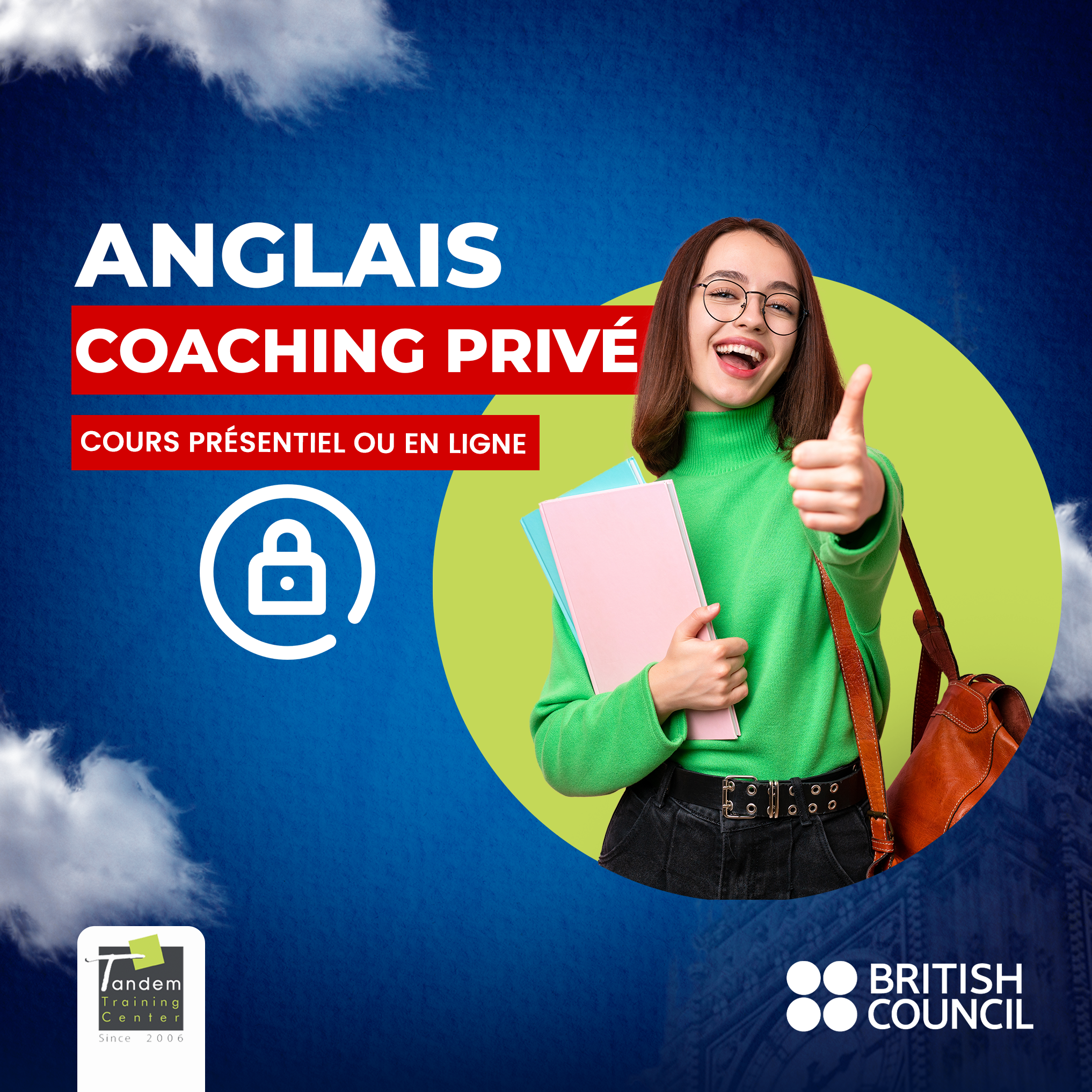 affiche TANDEM Coaching Privé Anglais