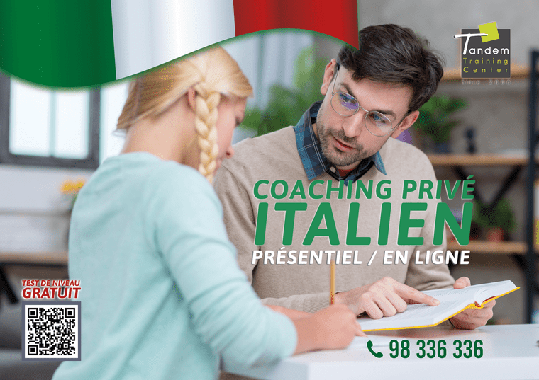 affiche TANDEM Coaching privé italien