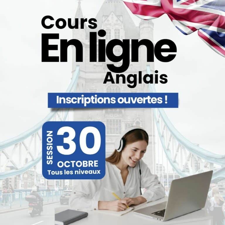 Cours anglais en ligne